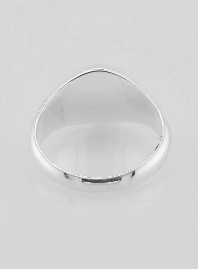 Solid Silver Christ's Cross Chevalier Ring - Size 58 (pic 4)