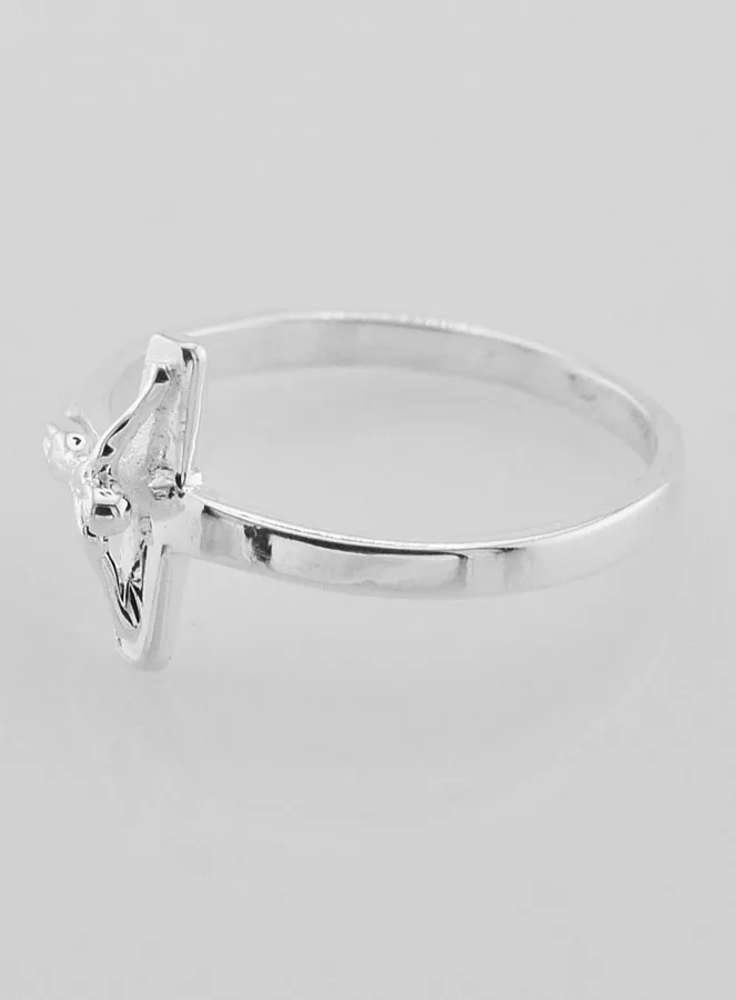 Sterling Silver Christ's Cross Ring - Size 62 (pic 3)