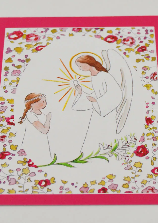 Communion Picture - Girl & Guardian Angel (pic 2)
