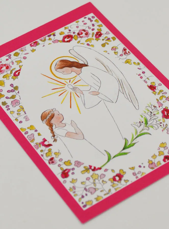 Communion Picture - Girl & Guardian Angel (pic 3)