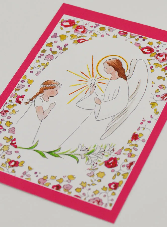 Communion Picture - Girl & Guardian Angel (pic 4)