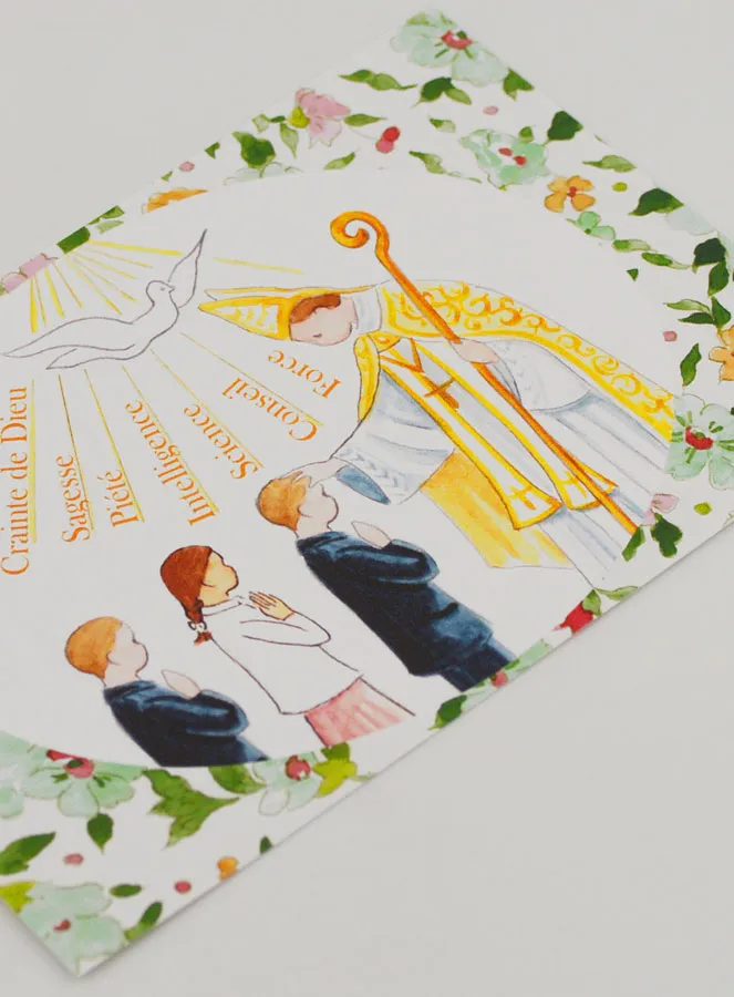 Confirmation Card - 7 Gifts of the Holy Spirit (pic 3)