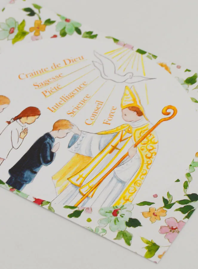 Confirmation Card - 7 Gifts of the Holy Spirit (pic 4)