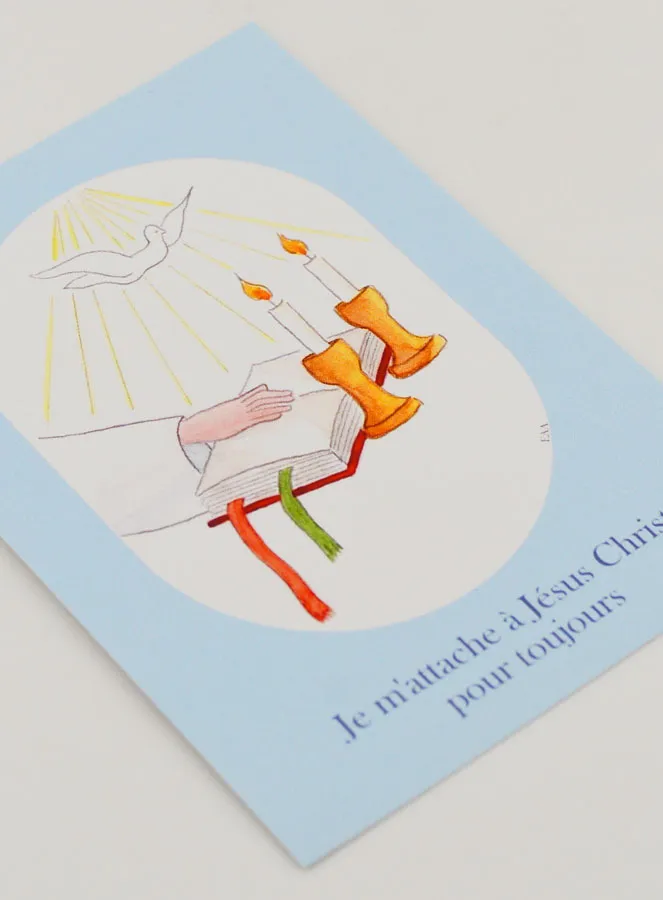 Confirmation Card - I cling to Jesus (pic 3)