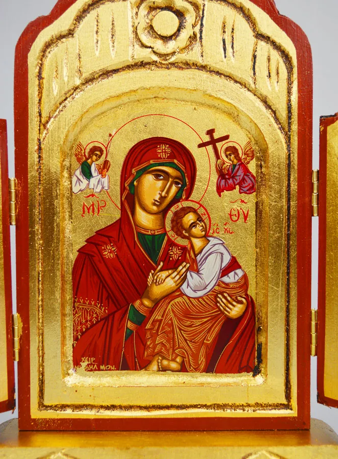 Mary Help of Christians Tryptic Icon (pic 4)