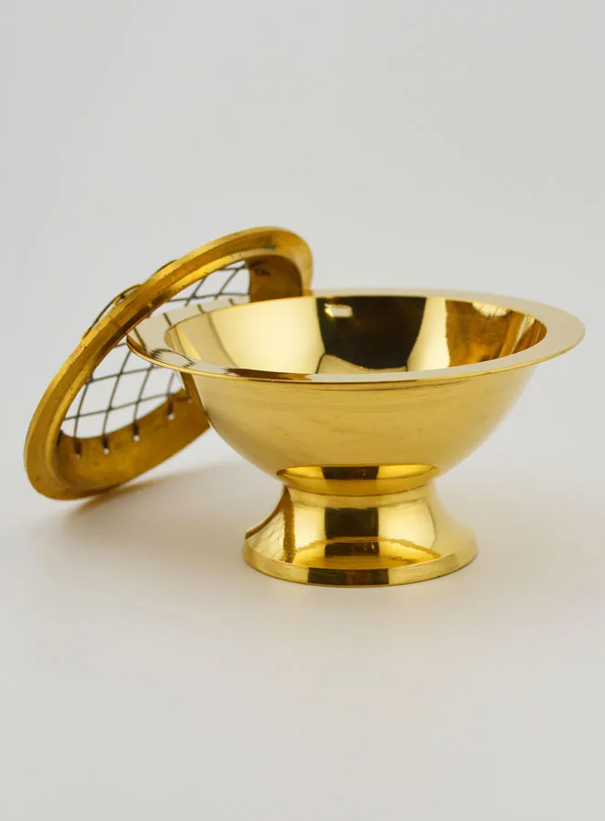 Incense Burner with Grill Top - 9 cm (pic 3)