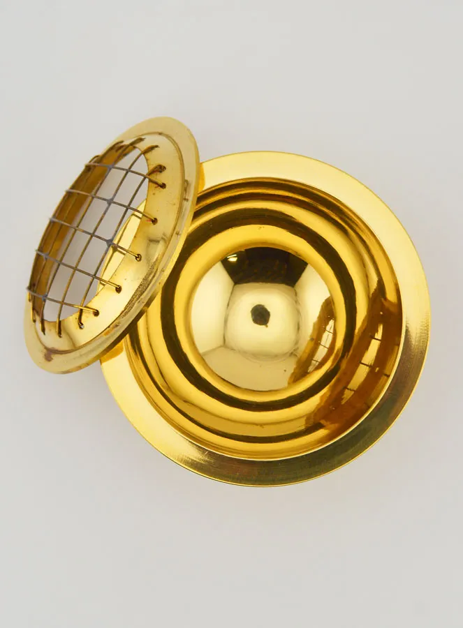 Incense Burner with Grill Top - 9 cm (pic 4)