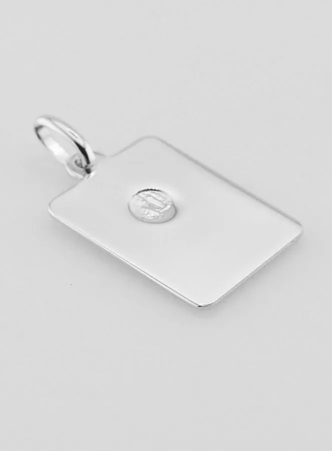 Jesus Christ Plate Medal - 925 Silver (pic 4)