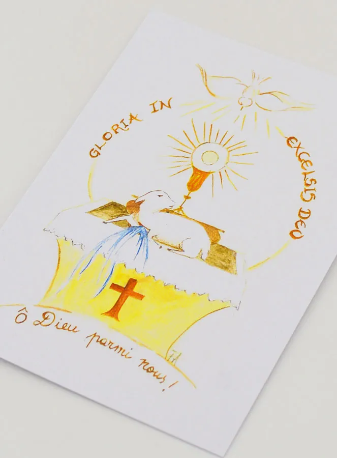 Communion Card - Glory to God in the Highest (pic 4)