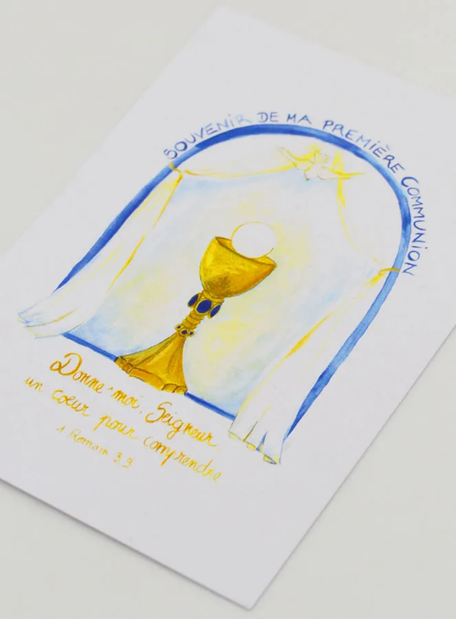 My First Communion Card - Memory - Blue (pic 4)