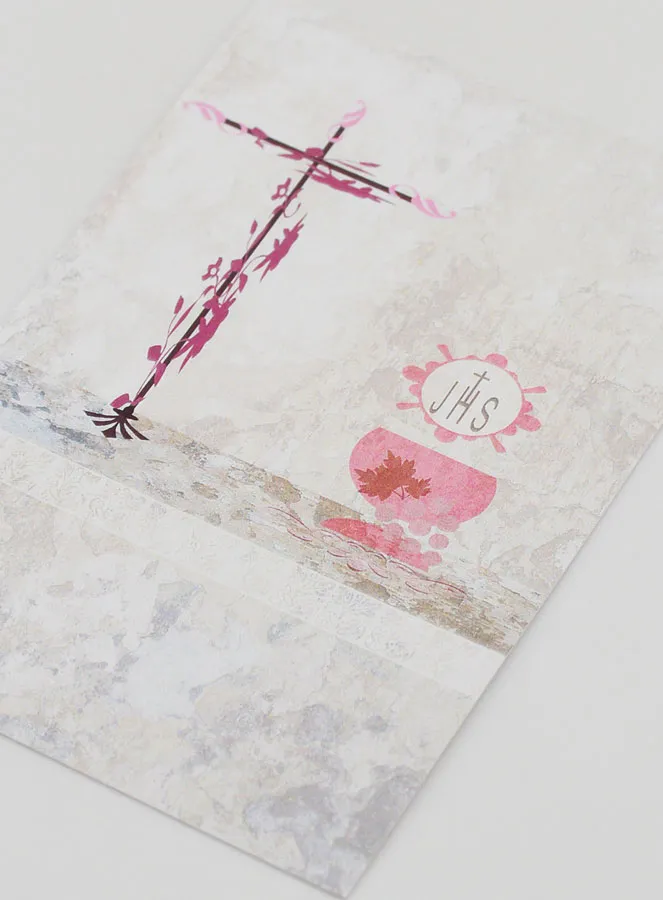 Communion Card - Cross & Chalice of Life (pic 4)