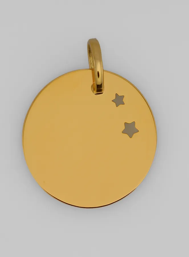 Guardian Angel 375 Gold Baptism Medal (pic 3)