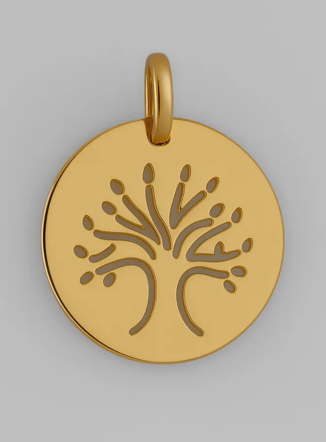 Tree of Life Medal in 9 Carats Gold (pic 2)