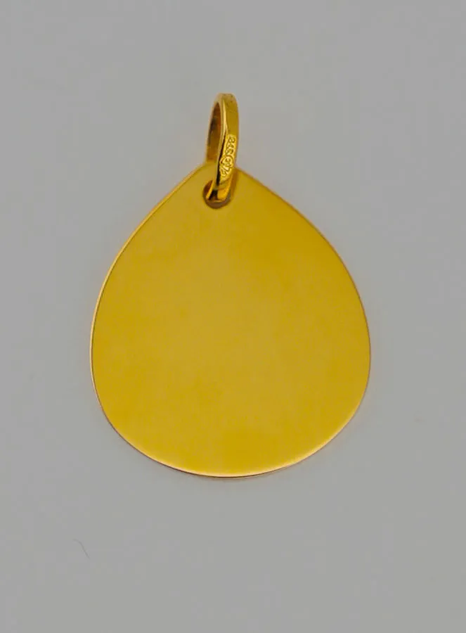 Raphael Archangel Medal in 375 Gold (pic 4)