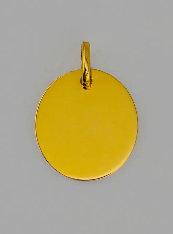 Guardian Angel Medal in 375 Gold for Boys (pic 4)
