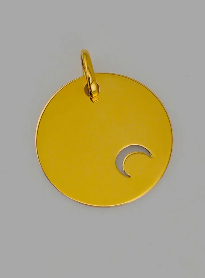 Virign Mary Openwork Gold Baptism Medal (pic 3)