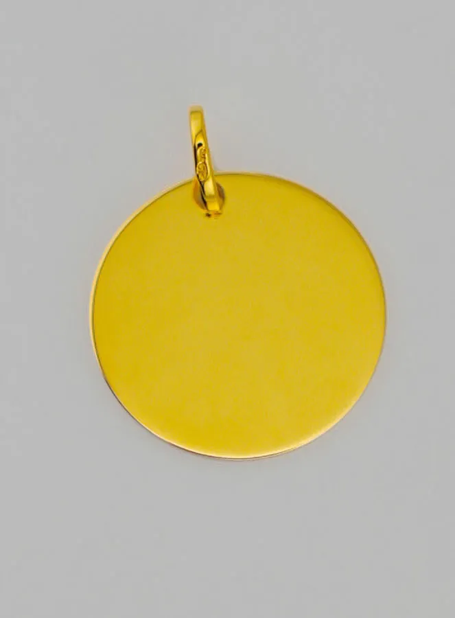 Guardian Angel in Prayer Gold Baptism Medal (pic 4)