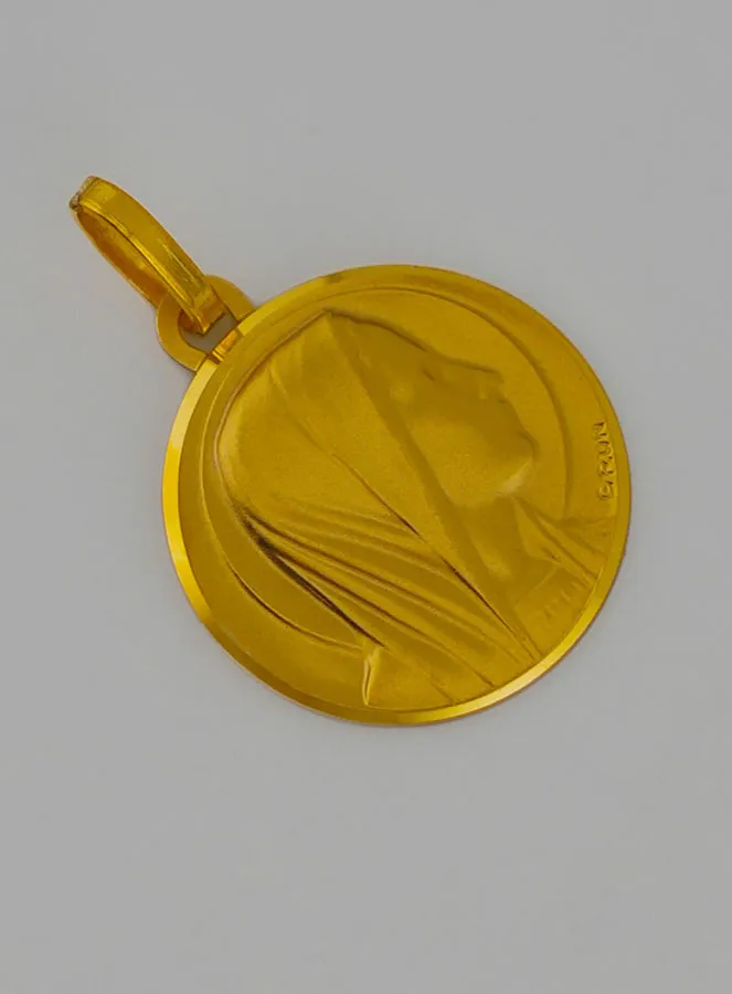 Virgin Mary with Veil Gold Medal (pic 2)
