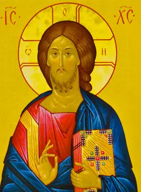 Communion Picture - Christ Pantocrator Icon (pic 1)