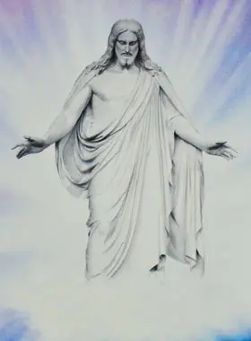 Communion Picture - Christ in Glory (pic 1)