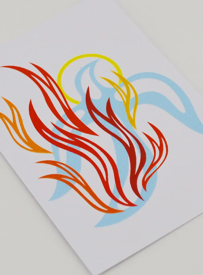 Confirmation Card - Dove Fire of the Holy Spirit (pic 3)