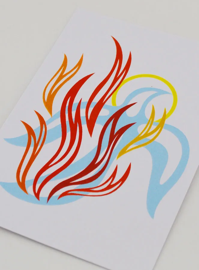 Confirmation Card - Dove Fire of the Holy Spirit (pic 4)