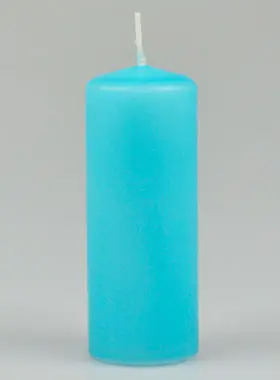 Dinner Candle - Turquoise Blue Color (pic 1)