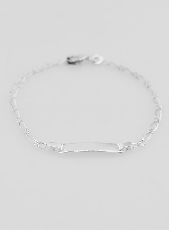 Sterling Silver Baby Baptism Bracelet - 15 cm (pic 2)