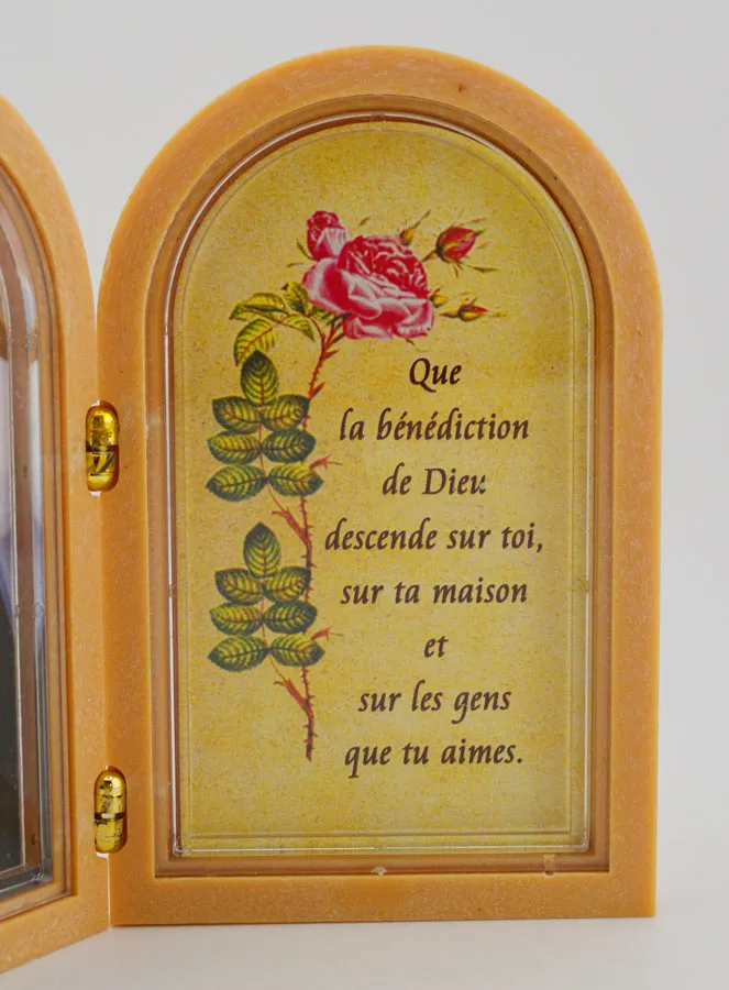 Diptych Icon Saint Rita of Cascia + Blessing Prayer, (pic 3)