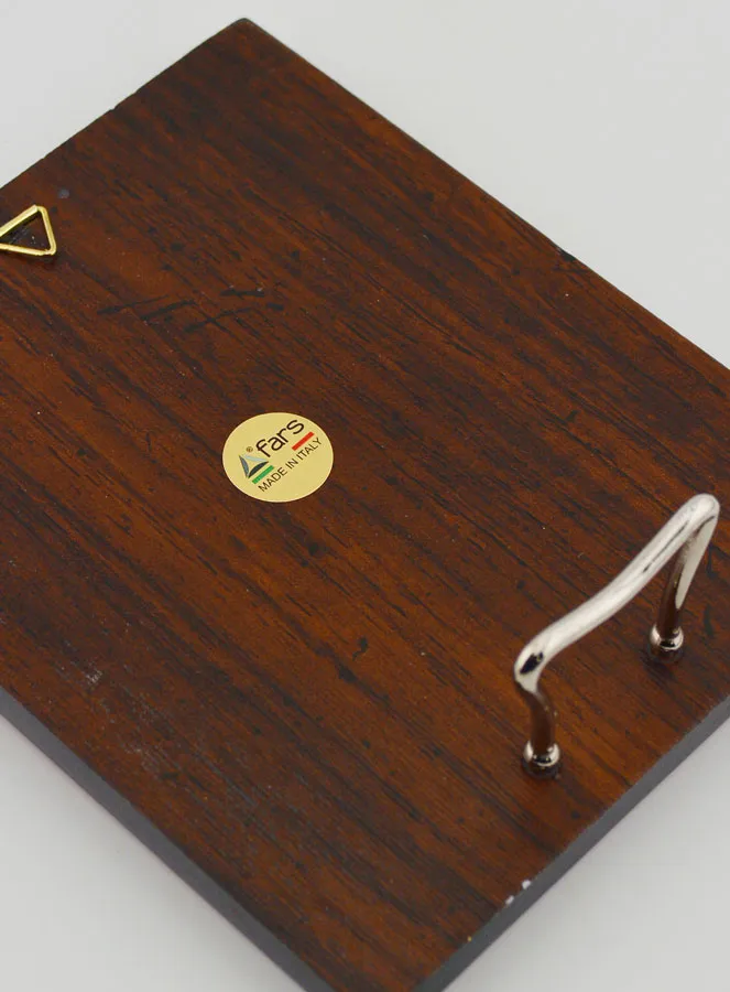 Handmade Byzantine Serigraph Icon St. Anthony of Padua - 13 cm (pic 4)