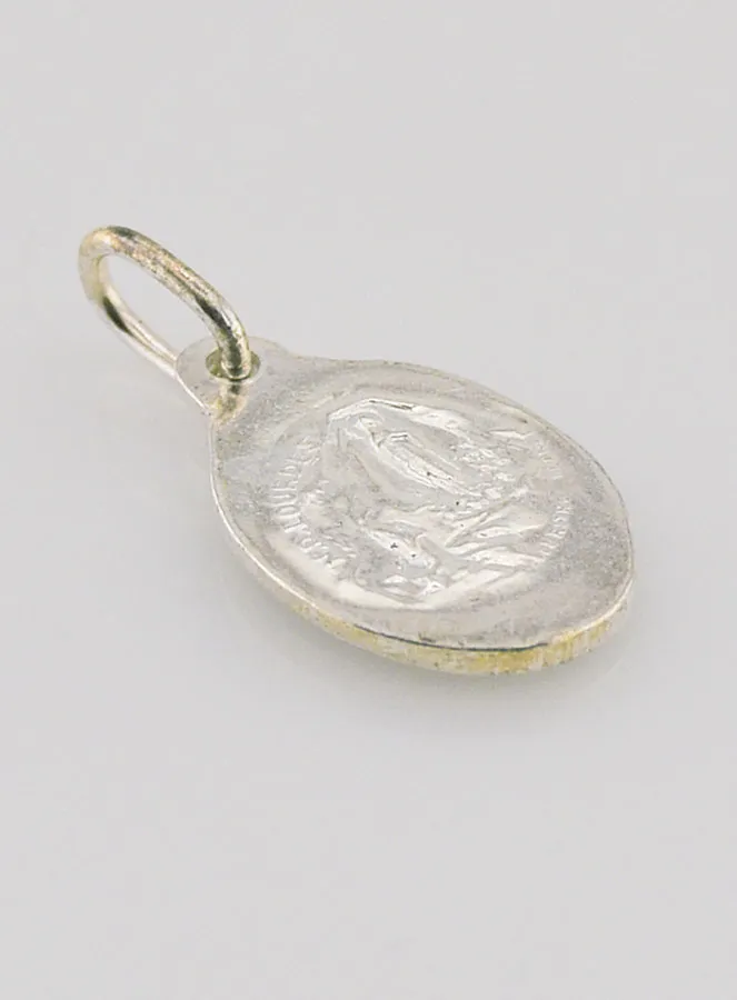 Virgin Mary's Profil Silver Medal - 1,5 cm (pic 4)
