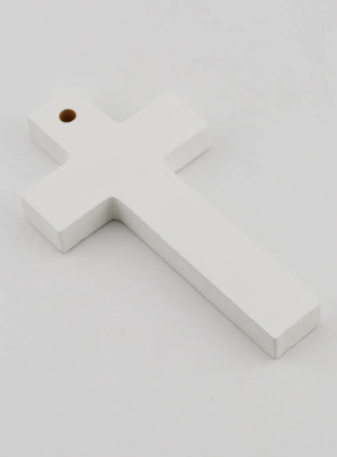 Wood Cross - Sun & Flowers (pic 4)