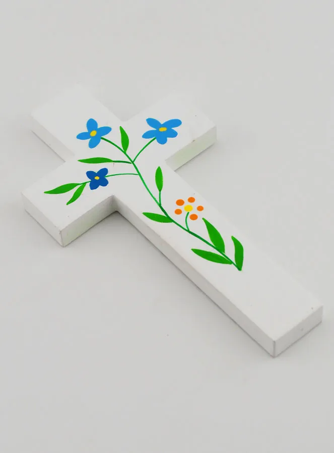 Wood Cross - Field Flowers (pic 3)