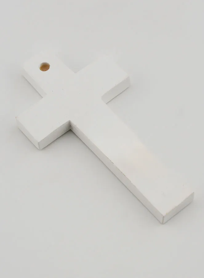Wood Cross - Spring Flowers (pic 4)