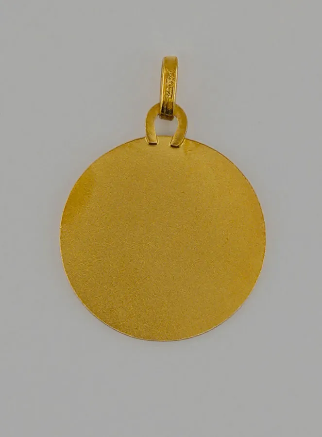 Virgin with Veil Gold Baptismal Medal (pic 4)