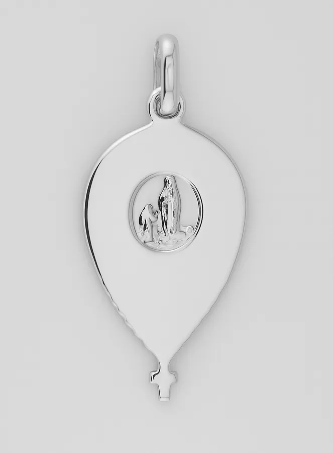 Silver Drop Medal Our Lady of the Veil (pic 3)