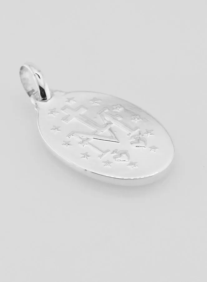 Miraculous Medal in Sterling Silver (pic 4)