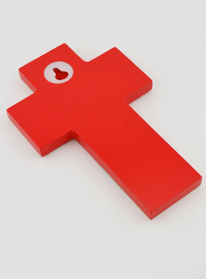 Holy Spirit Confirmation Wood Cross - Pink (pic 4)