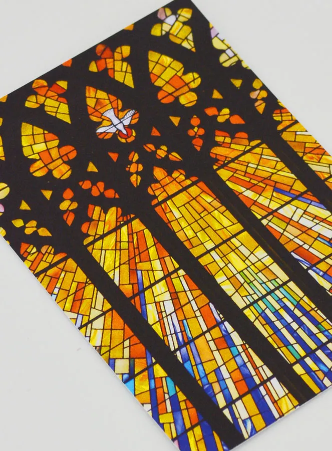 Confirmation Picture - Stained Glass window Fire of the Holy Spirit (pic 3)