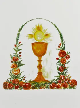 Communion Card - Jesus Christ the Eucharist (pic 1)