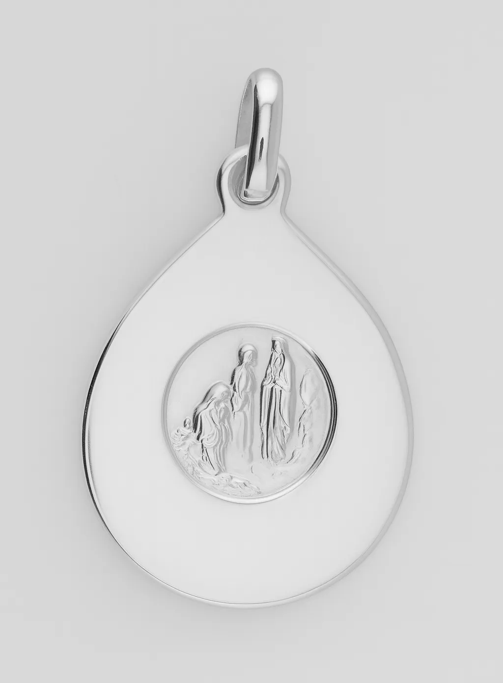 Holy Virgin in Prayer Medal - 925 Silver (pic 2)