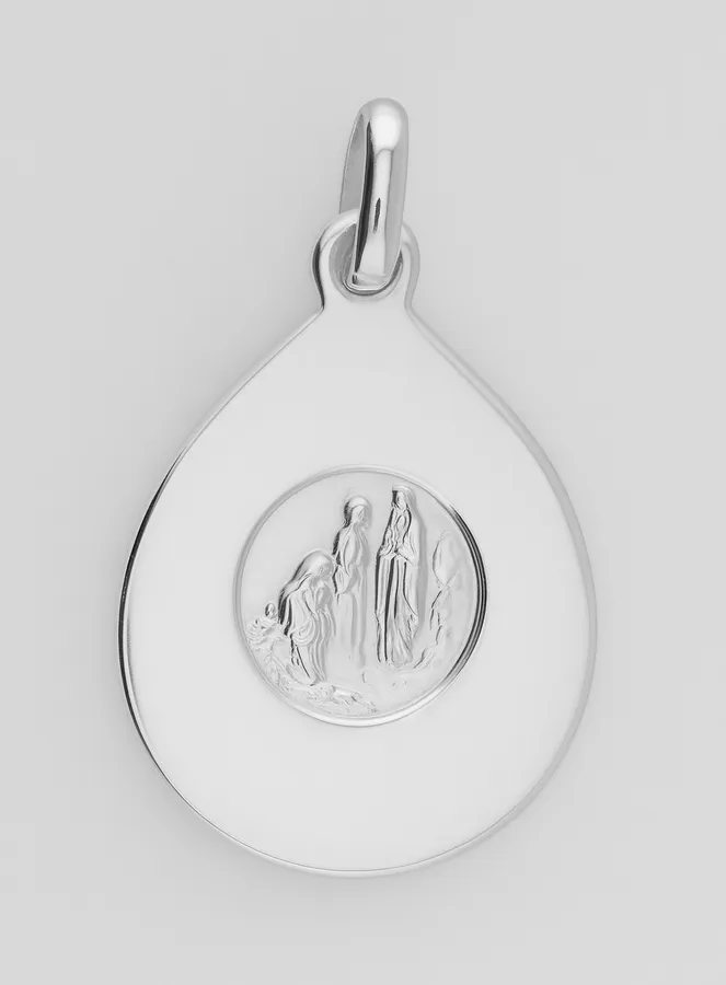 Holy Virgin in Prayer Medal - 925 Silver (pic 3)