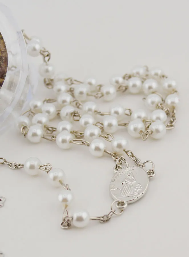 Beaded Rosary with White Mother of Pearl (pic 3)