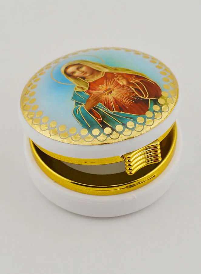 Sacred Heart of Mary Host Box - 5 cm (pic 4)