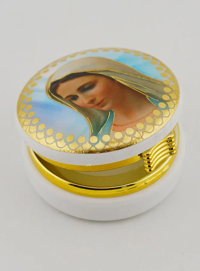 Our Lady of Medjugorje Pyx - 5 cm (pic 4)