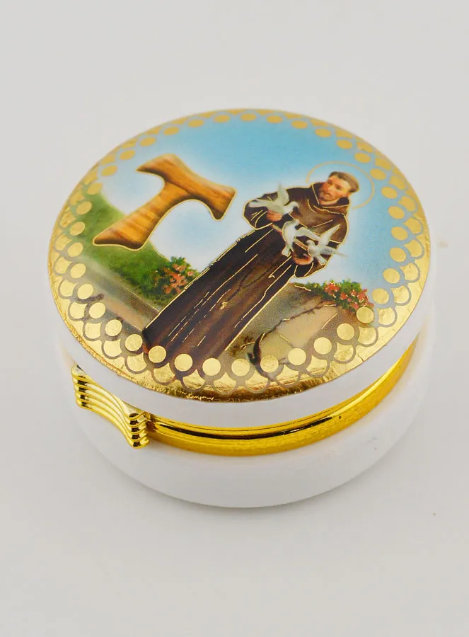 Saint Francis of Assisi Pyx - 5 cm (pic 4)