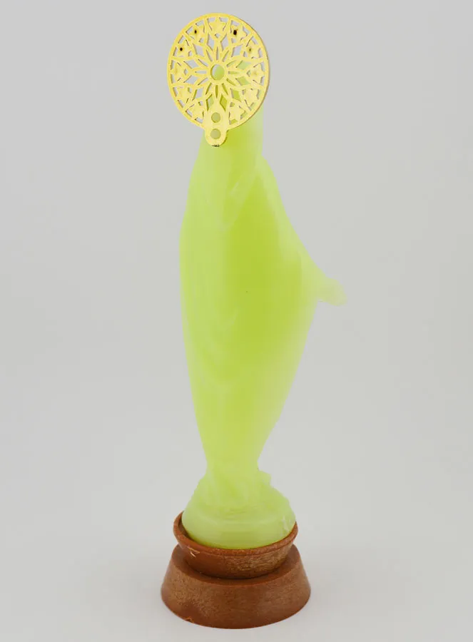 Miraculous Madonna Fluorescent Statue - 14 cm (pic 4)