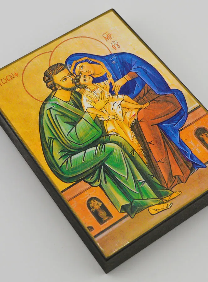 Holy Family Religious Icon - 15 cm (pic 3)