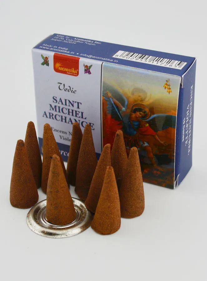 Saint Michael Archangel Cone Incense (pic 3)