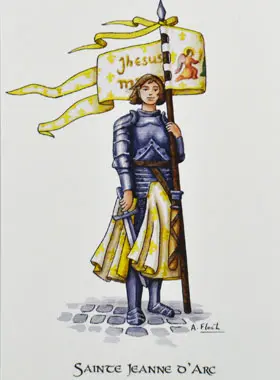 Prayer Card - Saint Joan of Arc (pic 1)